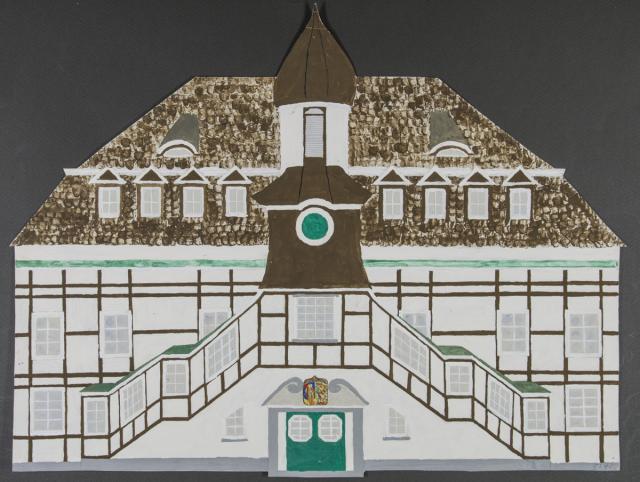 Historische Gebäudefassade: Gutshaus