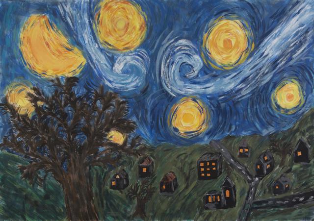 Vincent van Gogh: Sternennacht