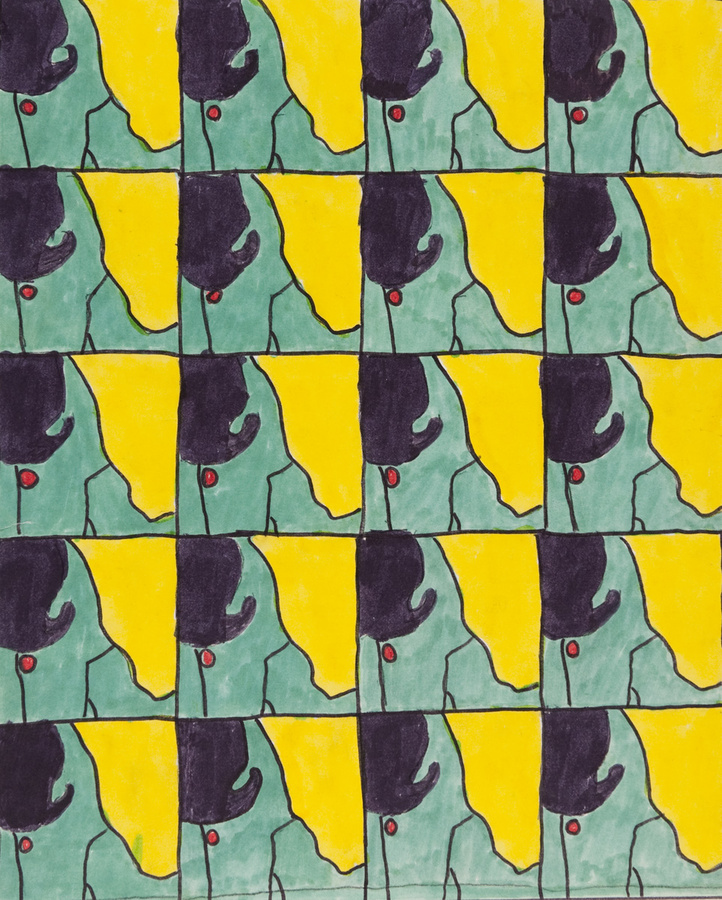 Teilansicht einer Person