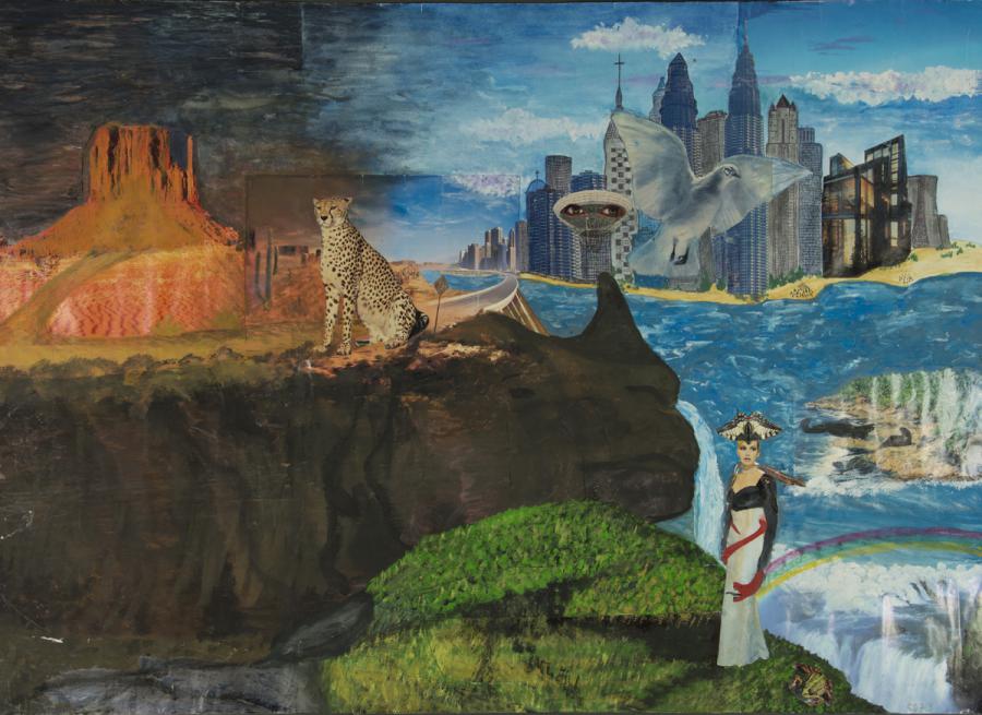 Surrealistische Landschaft 