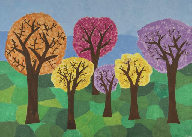 Jahreszeit Frühjahr: Blühende Bäume