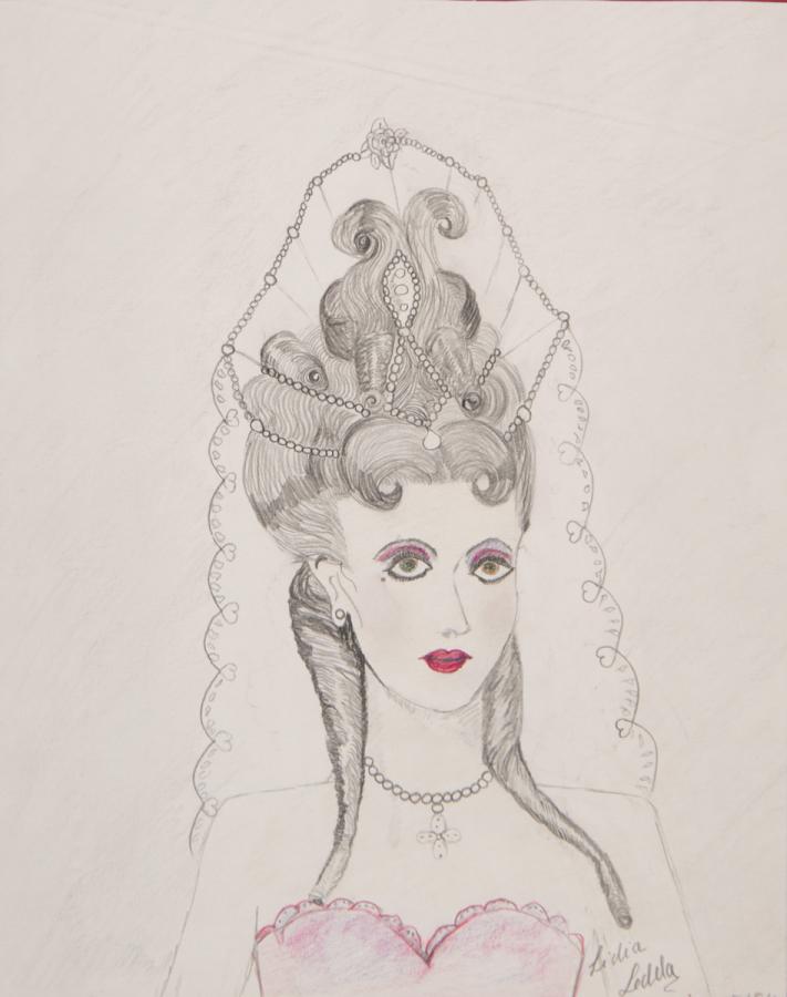 Person: Rokokofrisur