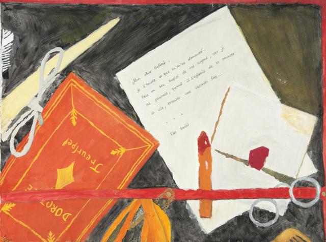 van Hoogstraten: Stillleben an einem Steckbrett