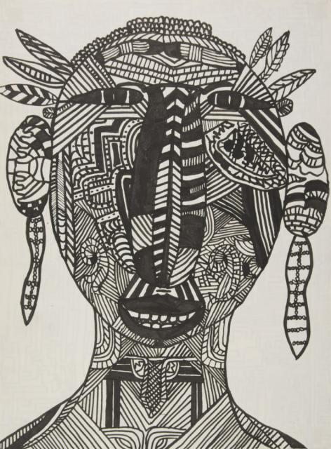 Exotischer Ureinwohner