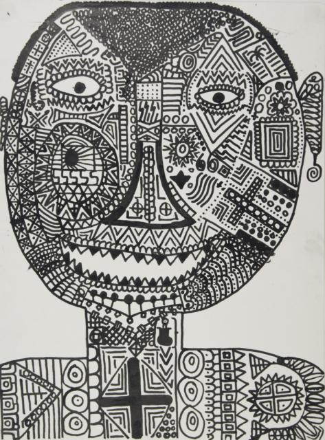 Exotischer Ureinwohner