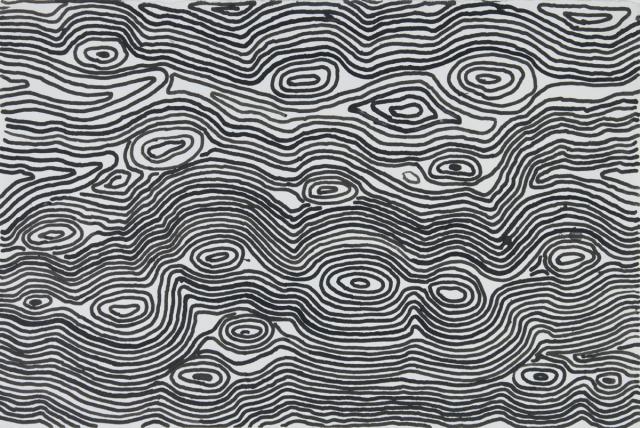 Abstrakte Wellenlinien