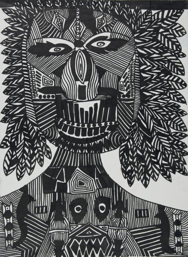 Exotischer Ureinwohner