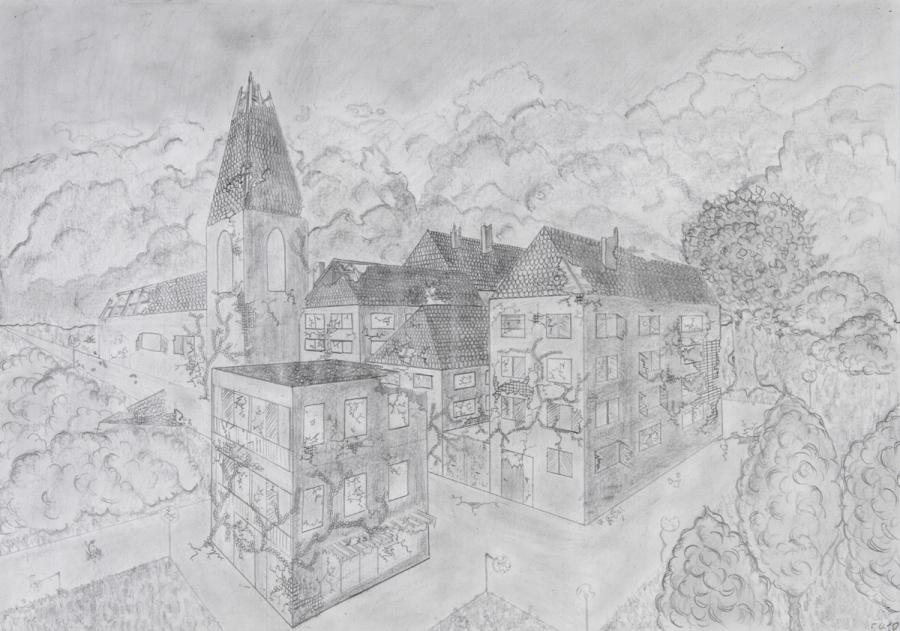 Perspektive mit 2 Fluchtpunkten: Natur und Kultur