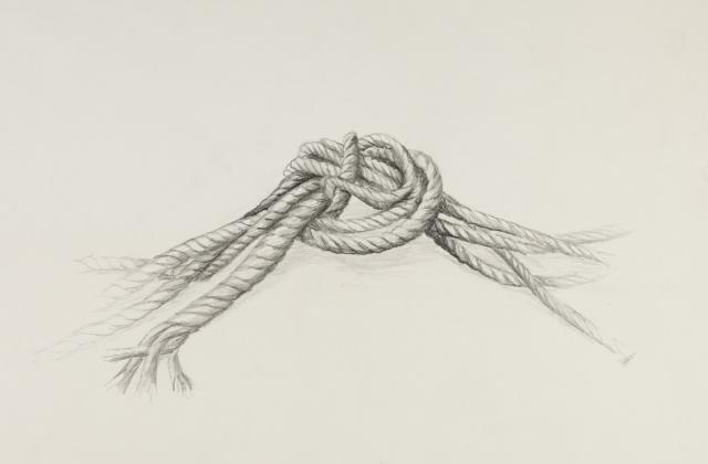 Verknotetes Seil