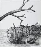Stillleben: Kastanien