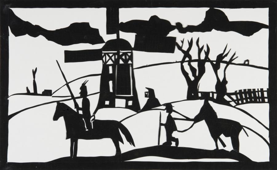 Reiter in der Landschaft