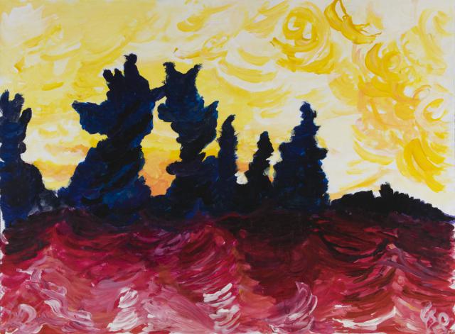 Expressive Landschaft