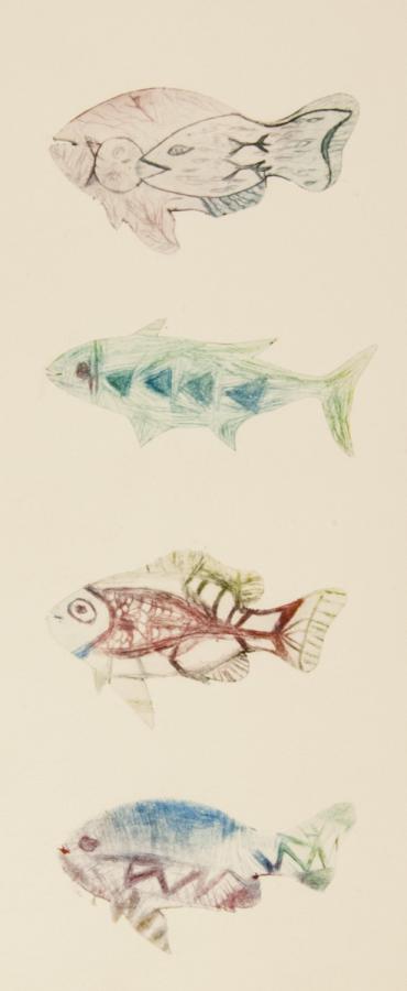 In Form geschnittenes Motiv: Tiere