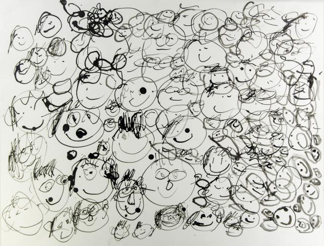 Aus Rundherum werden viele Smilies