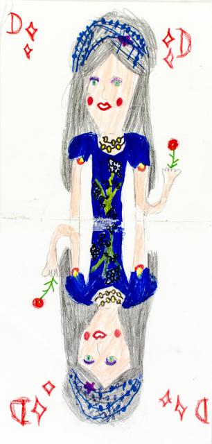 Selbstporträt-Spielkarten