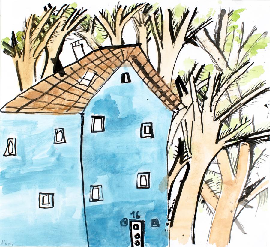 Zeichnung nach Handyfoto