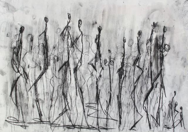 Zeichnen mit verlängertem Arm