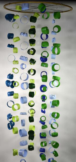 Kunst aus Wegwerfflaschen