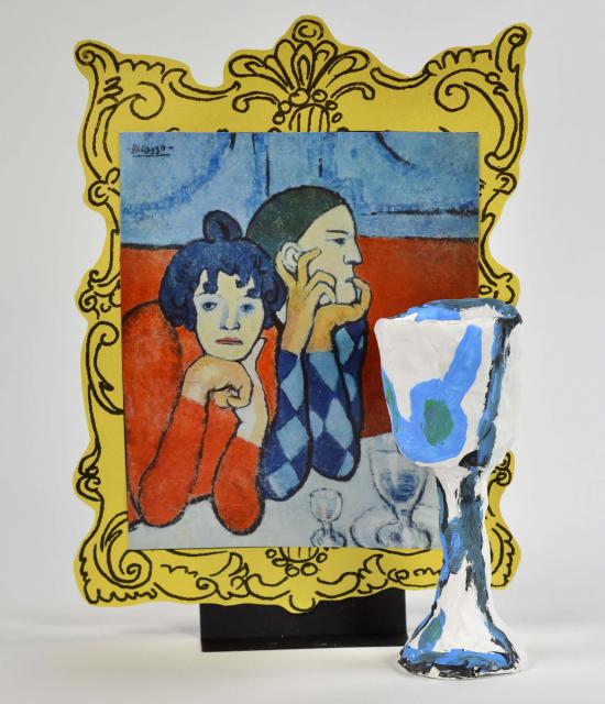 "Aus dem Bild getreten..." (nach Pablo Picasso)