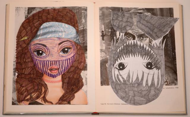 Buchobjekt: Mit den Augen einer Frau