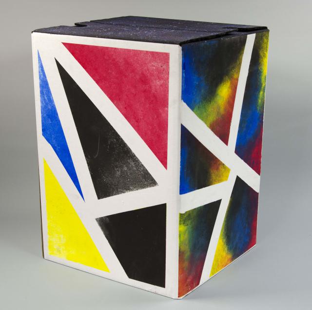 Hocker in Anlehnung an das Bauhaus