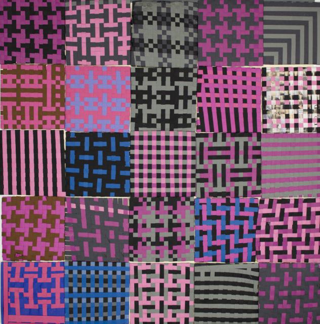 Großes Webbild aus Papier