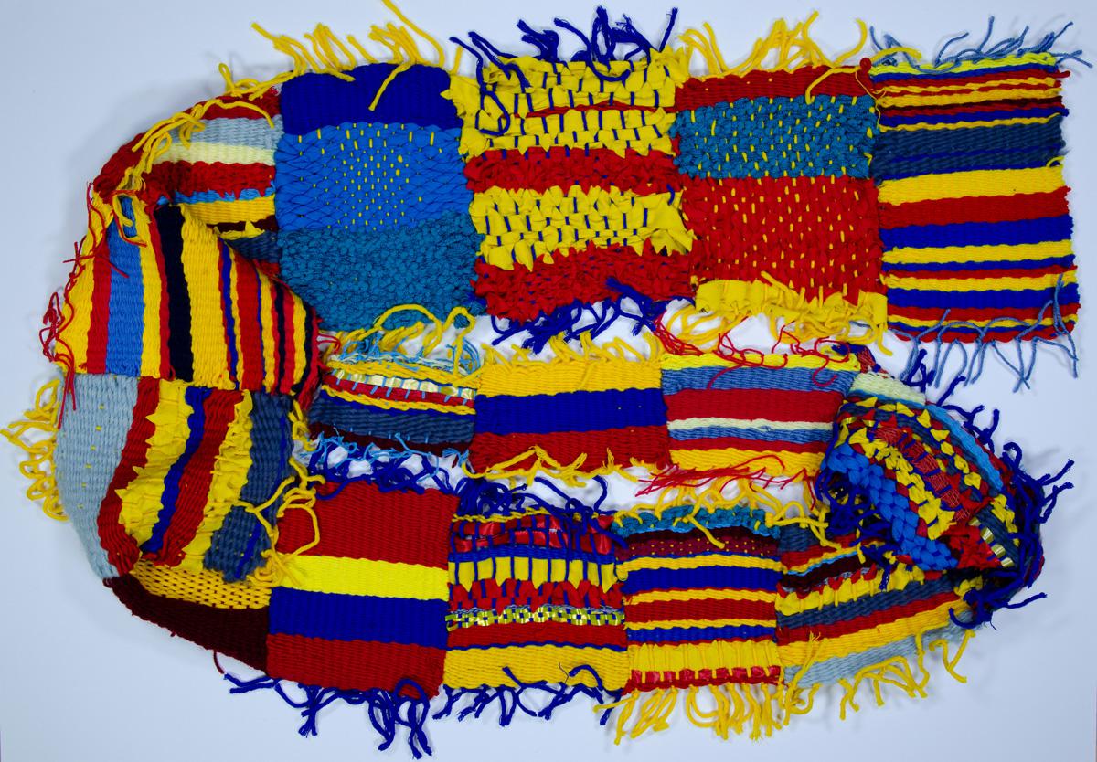 Weben mit Wolle und anderen Materialien