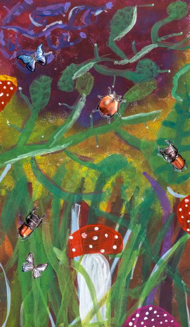 Was krabbelt und flattert denn da?