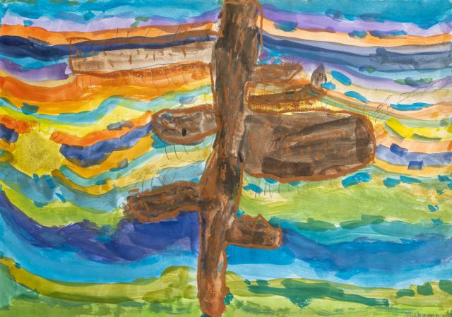 Malerei: Schulhofbaum oder Buntbaum?