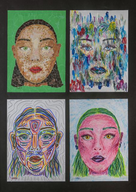 Verfremdung - Entfremdung des Selbstporträts