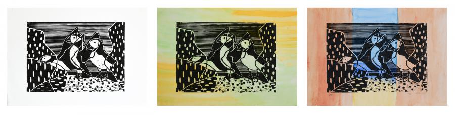 Tier in verschiedenen Bewegungen