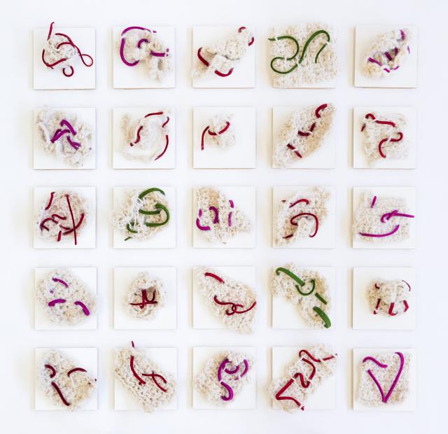 Die Linie erkundet die Fläche