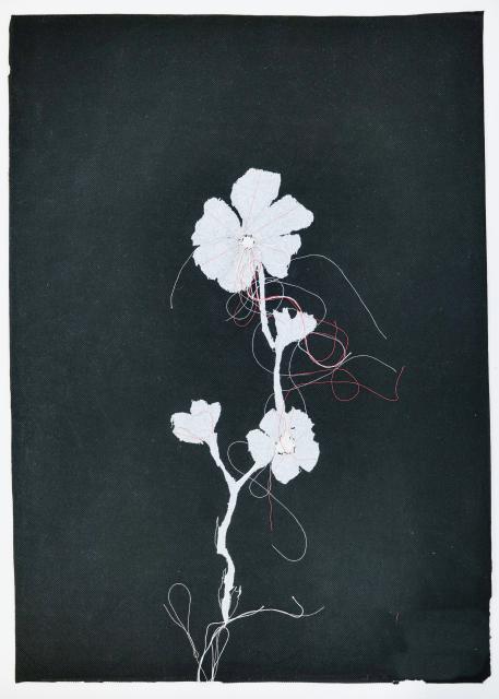Textil-Blume