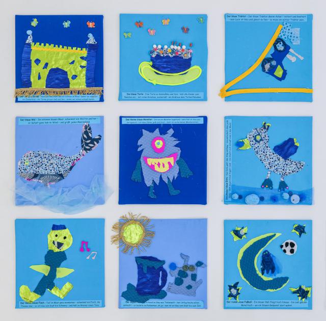 Textil-Collage