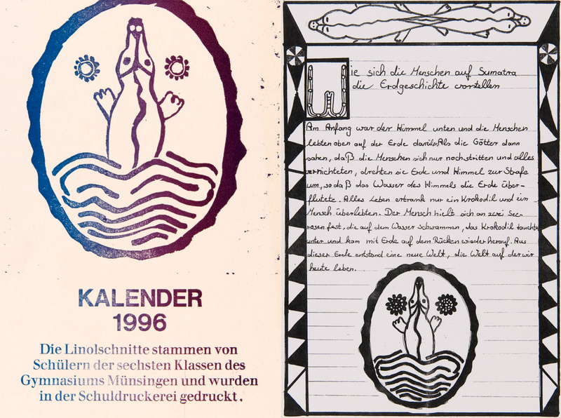 1996: Legenden zum Entstehen der Erde - Titelblatt