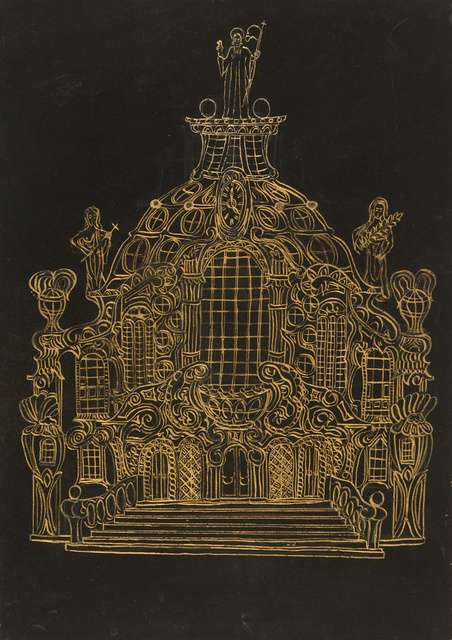 Barocke Gebäudefassade