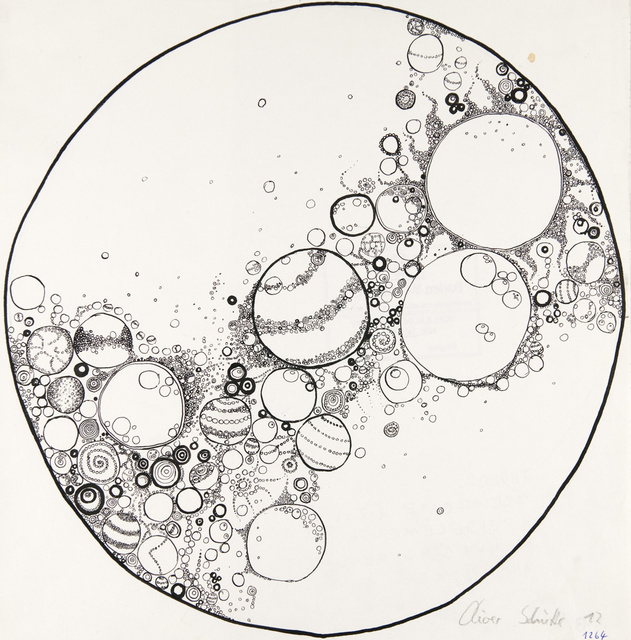 Blick durch ein Mikroskop