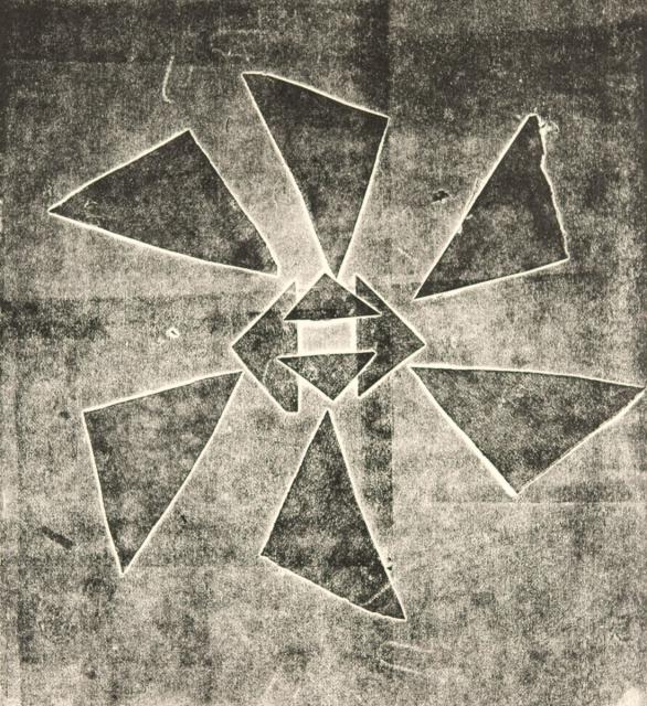 Kartondruck - Geometrische Formen