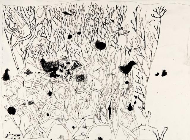 Was ist denn in der Hecke los?