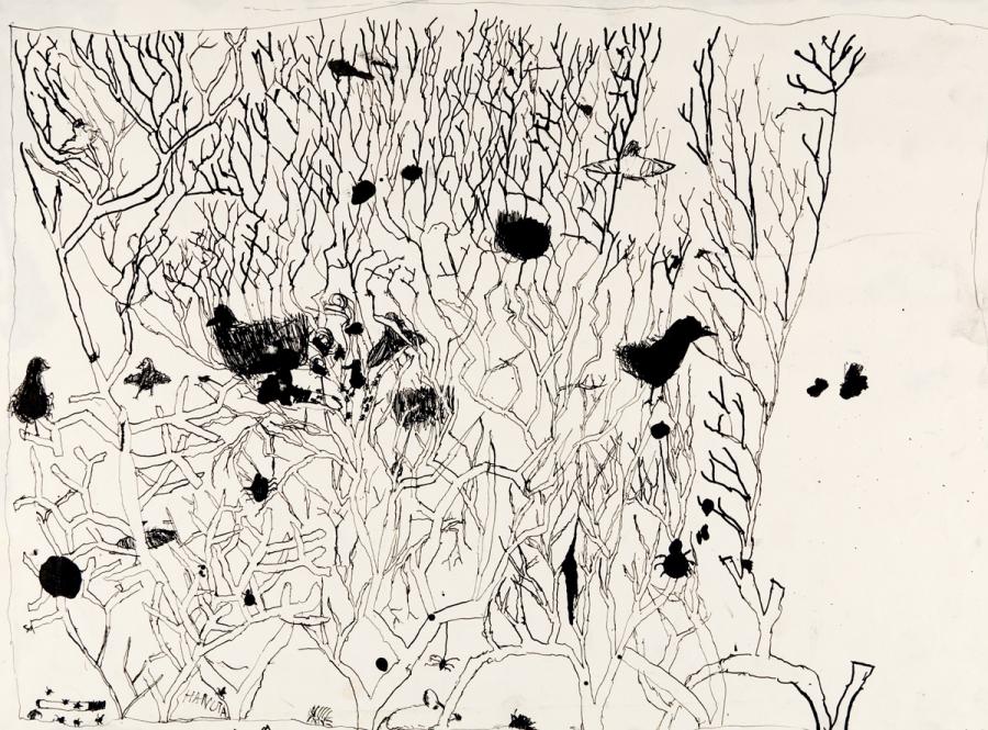 Was ist denn in der Hecke los?