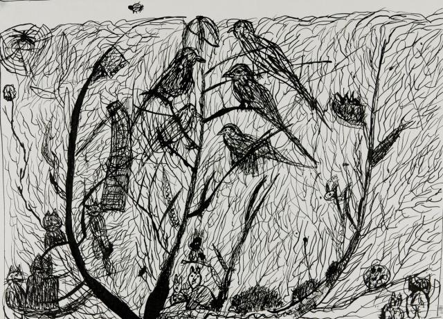 Was ist denn in der Hecke los?