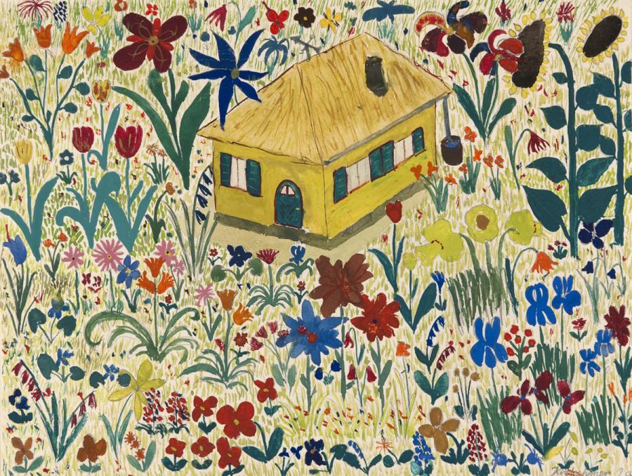 Haus im Blumengarten