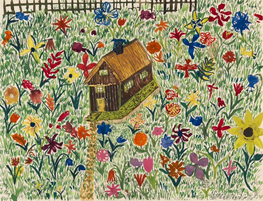 Haus im Blumengarten