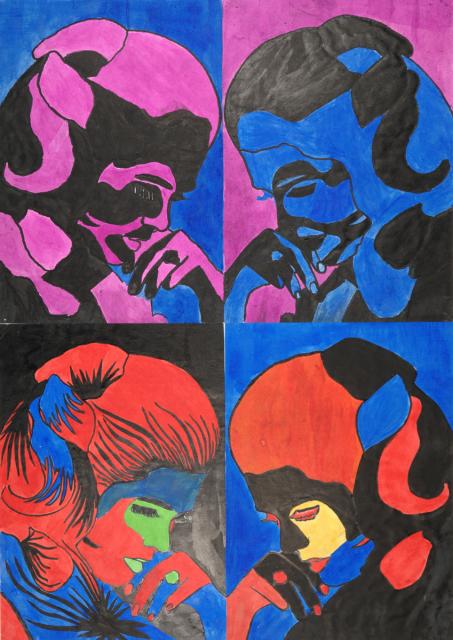 Verfremdung eines Werbebildes