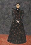 Munch: Dame in dunklem Kleid