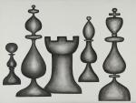 Geometrische Formen: Schachfiguren