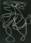 Eine Gestalt: Linienbild nach Paul Klee