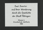 Geschichte Tübingens, Titelblatt